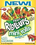Betty Crocker Fruit Roll Ups, Mini Rolls - Wildberry Punch, 18-count Box, 6.6-Ounce Boxes (Pack of 6)