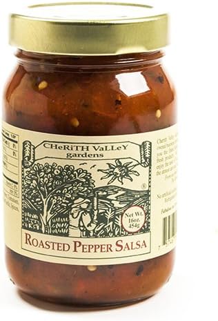 CHeRiTH VaLLeY gardens Roasted Pepper Salsa, 16 Ounce
