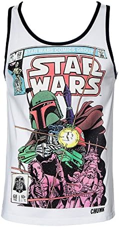 Chunk Clothing Men's Star Wars Comic Tank - Medium, White