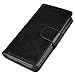 UrSpeedtekLive S7 Edge Case, Galaxy S7 Edge Wallet Case, Luxury PU Leather Flip Wallet Case Cover with Card Slots Magnetic Closer & Kickstand for Samsung Galaxy S7 Edge - Black