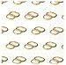 Ideal Home Range 20 Count Rings Gold Paper Luncheon Napkins
