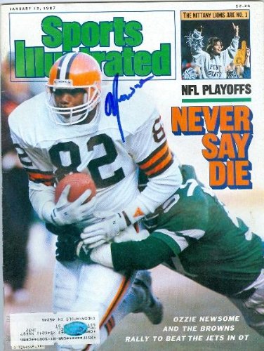 Ozzie Newsome Autographed Photo - Sports Illustrated Magazine ) - Autographed NFL Photos
