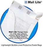Mail Lite Paded Envelopes - Lightweight Bubble-Lined Protective Postal Bags - Self Seal - ML-H5