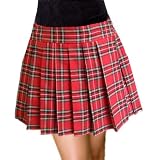 Donald Seneca Schoolgirl Tartan Plaid Pleated Long Skirt Stewart18