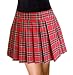 Donald Seneca Schoolgirl Tartan Plaid Pleated Long Skirt Stewart18 2X