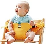 (ワンダフルデイ)WonderfulDay 外食時に役立つチェアベルト 食事 赤ちゃん 子供 こども 便利 ベルト 0歳 1歳 2歳 3歳 ベビーチェア 便利グッズ (イエロー)