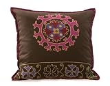 Natori Suzani 20 by 20 Square Decorative Pillow