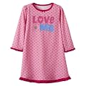 Toddler Girls' Just One Year Love Me Sleep Gown - Pink/Red