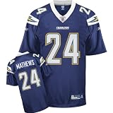 Reebok San Diego Chargers Ryan Mathews Youth Replica Jersey Extra Large