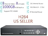 Cheap  Evertech New Cctv Dvr Series - 8 Channel/camera H.264 Surveillance Security DVR Triplex Remote View for Cctv Home Complete Security Surveillance Camera System with 3g Mobile/internet Remote Access. Built-in 10000gb(1tb) HDD / Web Server. With 8 Channel Audio
