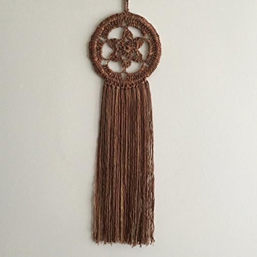 Brik dreamcatcher, doily dreamcatcher, crochet flower, crochet dreamcatcher, boho dreamcatcher, bohemian home, wall hanging, charm, mandala, earth colors
