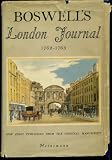 Books : Boswell's London journal, 1762-1763 (Yale editions of the private papers of James Boswell series)
