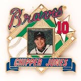Atlanta Braves Official Logo Gold Lapel Pin