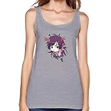 EHFKE Women's Vest Tank Top Bakemonogatari Kamiya Hiroshi Saitou Chiwa Horie Yui
