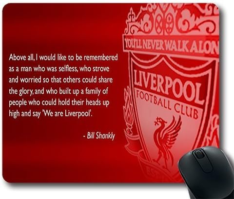 Bill Shankly Quotes Liverpool Stylish Custom Printed Mouse Pads, Custom Mouse Pads &amp; Photo Mouse Pads