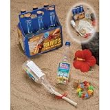 Luau Mailable Bottle Invitations 6ct