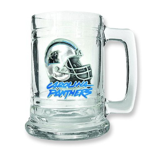 NFL Carolina Panthers Glass Tankard 15oz