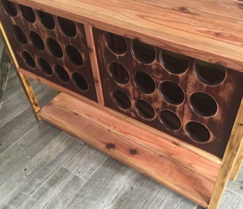 Reclaimed Redwood Wine Hutch