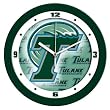 Tulane University Green Wave 12" Dimension Wall Clock