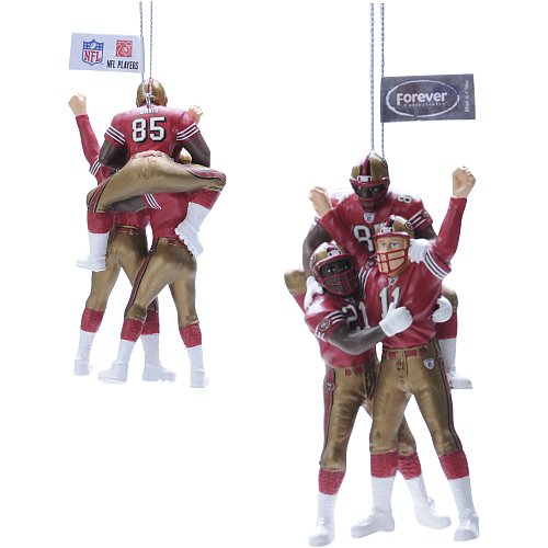 Buy Team Beans San Francisco 49ers Team Celebration Ornament by Team Beans