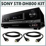 Sony STR-DH800 Home Theater A/V Receiver w/ 2 HDMI Cables