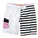 Billabong Boardshorts Frauen, weiß/schwarz/rose