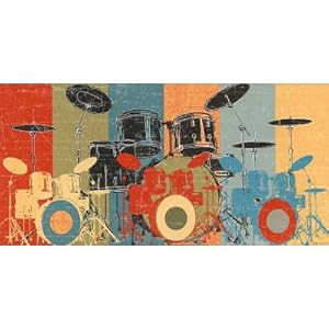 (12x24) M.J. Lew Heart Beat Art Poster Print (12x24) M.J. Lew Heart Beat Art Poster Print