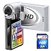 SVP T400-Silver 1280x720p True HD Camcorder with 2.4 LCD (SVP 1GB High Speed SD Memory Card Included)