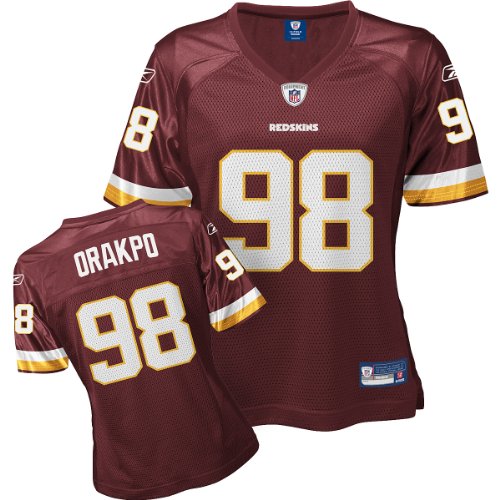 Reebok Washington Redskins Brian Orakpo Women's Replica Jersey Extra Large