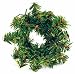 Package of 12- 3" Mini Artificial Pine Christmas Holiday Wreaths