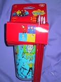 The Wiggles 3 Take & Toss Straw Sippers Sippy Cups