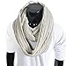 Z&s Stylish Men Cable Soft Knit Winter Infinity Scarf