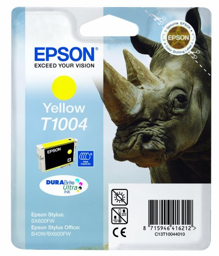 Epson T1004 Yellow Ink Cartridge for SX600FW, B40W/BX600FW