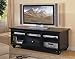 Black LCD / Plasma Flat Panel TV Stand Console Table