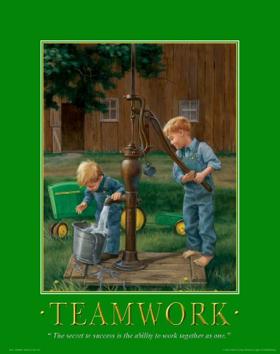 John Deere Tractor Motivational Poster Art Print 11x14 Toys Charles Freitag Wall Decor Pictures