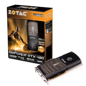 Zotac GeForce GTX 480 1536MB 384-bit GDDR5 Pci Express Graphics Card ZT-40101-10P