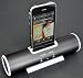 BLACK iSPEAKER - IPOD PORTABLE SPEAKER & DOCKING STATION FOR IPHONE/IPHONE 3G/IPHONE 3GS/IPHONE 4, IPOD CLASSIC 1ST/2ND/3RD/4TH/5TH/6TH GEN, TOUCH 1ST/2ND/3RD/4TH GEN, NANO 1ST/2ND/3RD/4TH/5TH/6TH GEN, IPOD SHUFFLE 1ST/2ND/4TH GEN