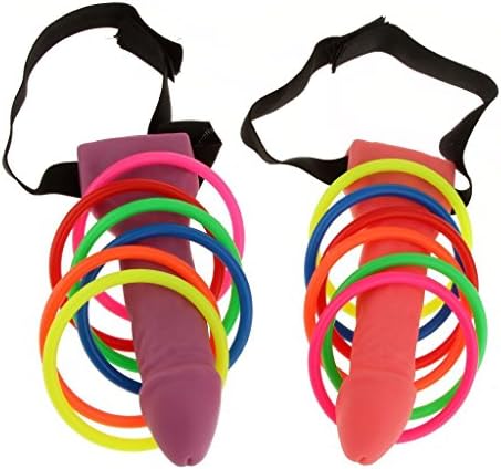 Flowermoon Bachelorette Party Hen Party Dick Head Hoopla Ring Toss Girls Night Out Game