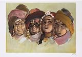 Bible Art - The Four Matriarchs (Sarah, Rebekah, Rachel, Leah)