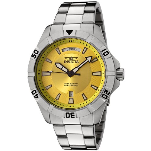 Invicta Men's 6961 II Collection Sport Yellow Dial Stainless Steel Watch