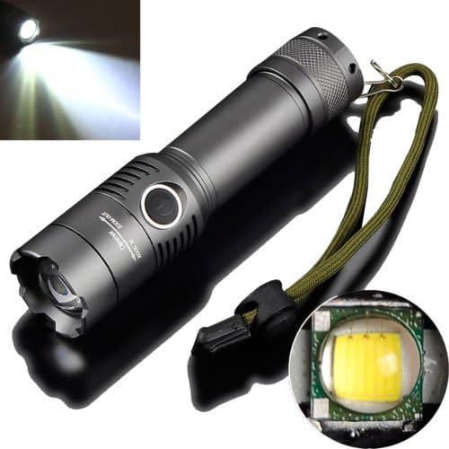 Xm-l T6 LED 2200lm Cree Rechargeable Flashlight Torch+2x 18650 Battery + Charger