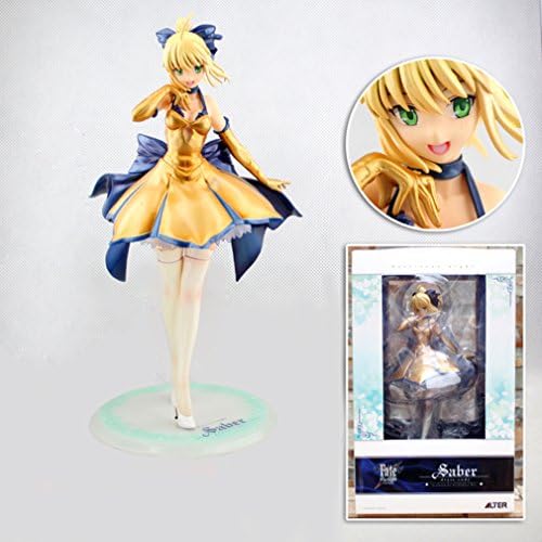 Kibby Fate/Stay Night Saber Lily Action Figure in Ballet Skirts PVC Collection Model 2 Types(Golden)