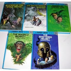 THE HARDY BOYS Unboxed Set #47-48 #50-51 "Mystery of the Whale Tattoo" "The Arctic Patrol Mystery" "Danger on Vampire Trail" "The Masked Monkey" "The Shattered Helmet
