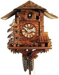 German Black Forest Chalet Cuckoo Clock - Chalet & Trees