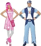 Lazy Town Stephanie & Sportacus Adult Couples Costume Set - Standard