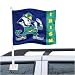 Notre Dame Fighting Irish Mascot Car Flag