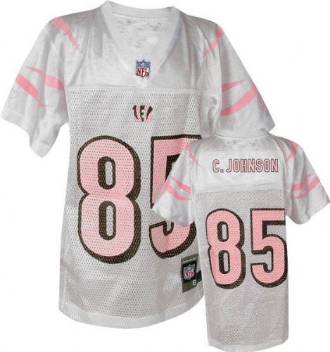 Chad Johnson Reebok NFL Girl's 7-16 Replica Cincinnati Bengals Youth Jersey