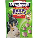 Vitakraft Rabbit Drops with Wild Berries Treat, 5.3 Ounce Pouch