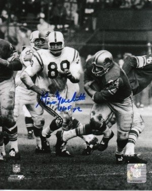 Gino Marchetti Autographed/Hand Signed Baltimore Colts 8x10 Photo HOF 72