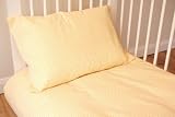 Yellow Check Daisy Cot bed Duvet Set